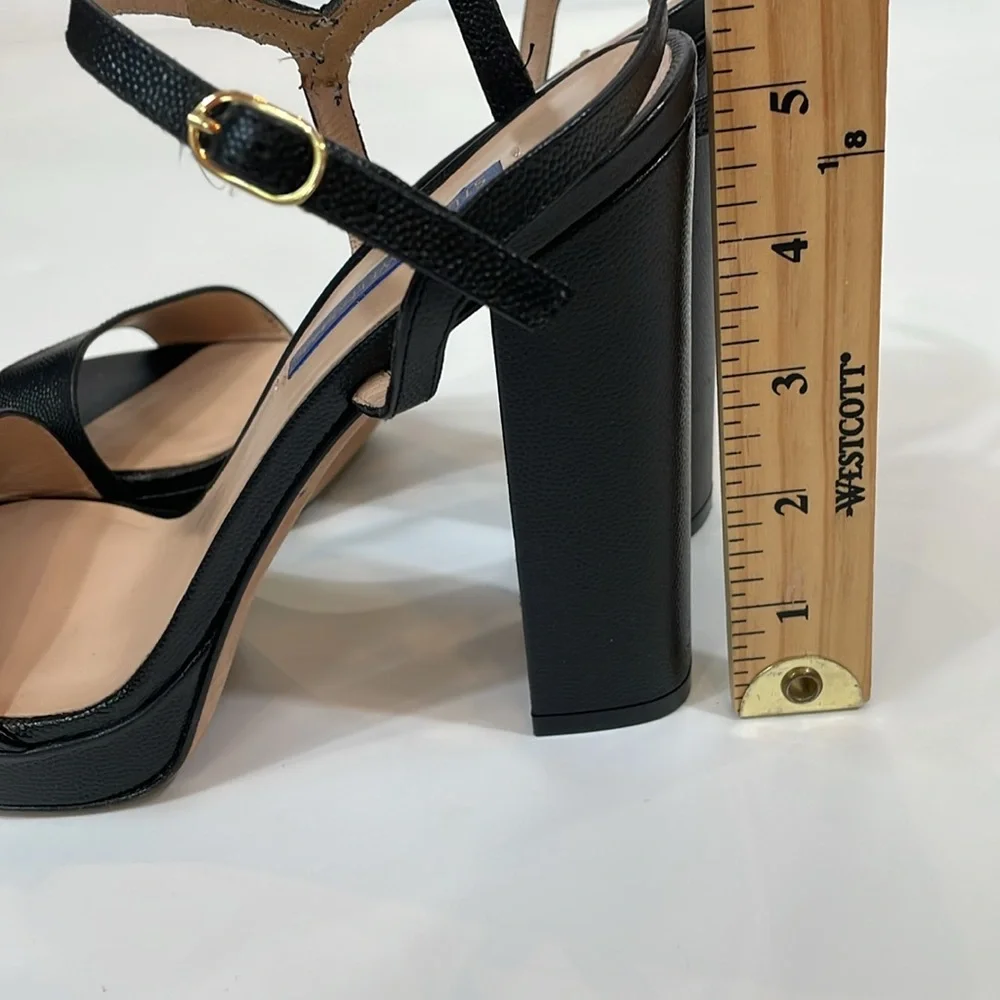 Stuart Weitzman Sunray Heels 2025 Size 8.5 Black EUC